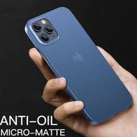 Kolorowe 0.3mm Ultra cienkie matowe etui do iPhone 13 12 mini 11 XR X XS Pro Max 6 7 8 SE 2 3 przezroczyste twarde matowe etui na telefon 6